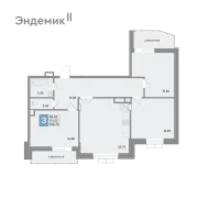 3-х комнатная квартира